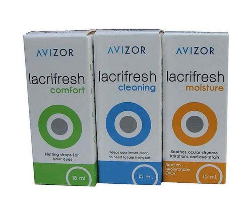 AVIZOR Moisture / Comfort / Cleaning - Drops טיפות הרטבה לעדשות מגע