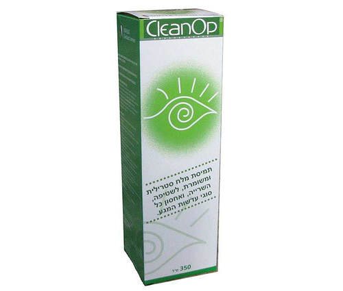 SALINE CleanOp - סליין קלין אופ סטרילית לשטיפת עדשות מגע
