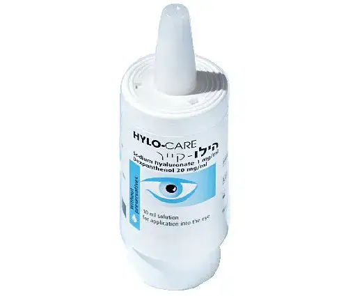 HYLO-CARE הילו-קייר טיפות עיניים לסיכוך ותמיכה בהחלמה של משטח העין