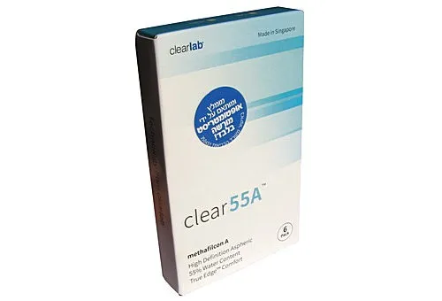Clear 55A כלייר 55 עדשות מגע חודשיות א-ספריות