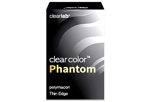 Clear color Phantom עדשות מגע צבעוניות משוגעות לפורים בצבעים בולטים ומוזרים