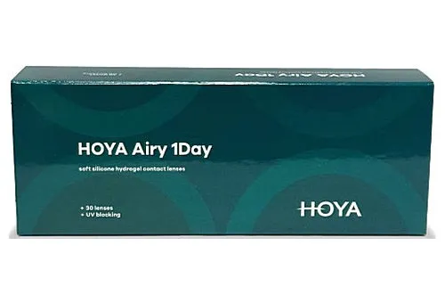 HOYA Airy 1DAY הוייה איירי עדשות מגע יומיות מסיליקון הידרוג'ל