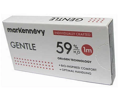 markennovy GENTLE 59 מרקנובי ג'נטל עדשות מגע במספרים גדולים בהתאמה אישית