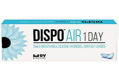 DISPO AIR 1day עדשות מגע דיספו אייר יומיות מסיליקון הידרוג'ל