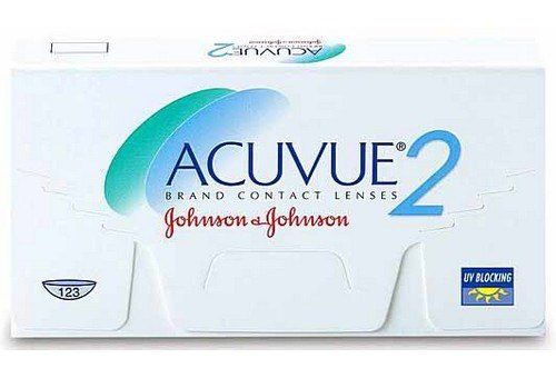 2 ®ACUVUE אקיו ויו 2 עדשות מגע ג'ונסון דו שבועיות