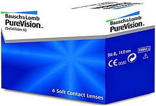 PureVision פיור ויז'ן עדשות מגע חודשיות