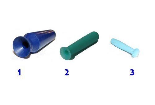 פומפה להוצאת / הכנסת עדשות מגע קשות וסקלרליות קטנה עם חור ובלי חור וגדולה עם חור