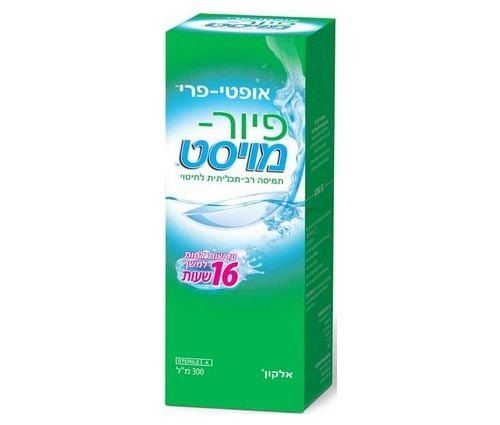 OPTI-FREE pure moist - אופטי פרי פיור מויסט תמיסת חיטוי לעדשות מגע