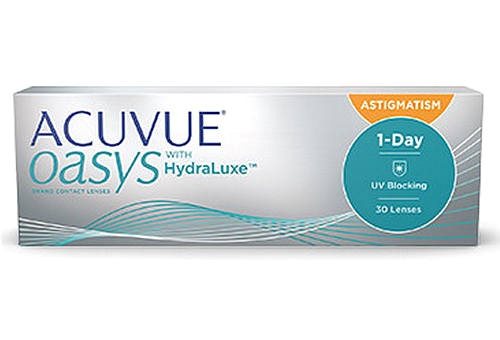 ACUVUE® oasys 1-DAY ASTIGMATISM אואזיס עדשות מגע יומיות עם צילינדר