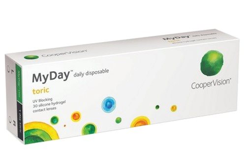 MyDay toric מאי דיי עדשות מגע יומיות עם צילינדר בשיטת ה- Smart Silicne