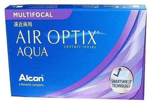 AIR OPTIX AQUA MULTIFOCAL אייר אופטיקס עדשות מגע מולטיפוקל חודשיות
