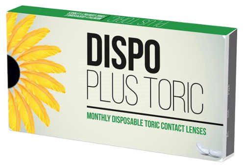 DISPO PLUS TORIC דיספו פלוס טוריק עדשות מגע חודשיות עם צילינדר