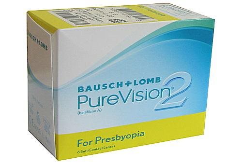 PureVision 2 Multi Focal פיור ויז'ן 2 עדשות מגע חודשיות מולטיפוקל חדשות